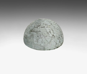 Полусфера гранитная  d=400, h=200, с горизонтальной гребенкой, м/р: Ташмурунское